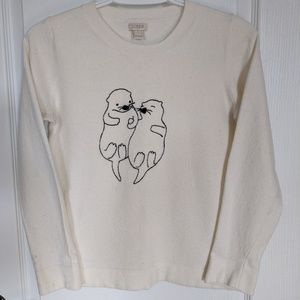 Long-sleeve Wool Blend Sweater